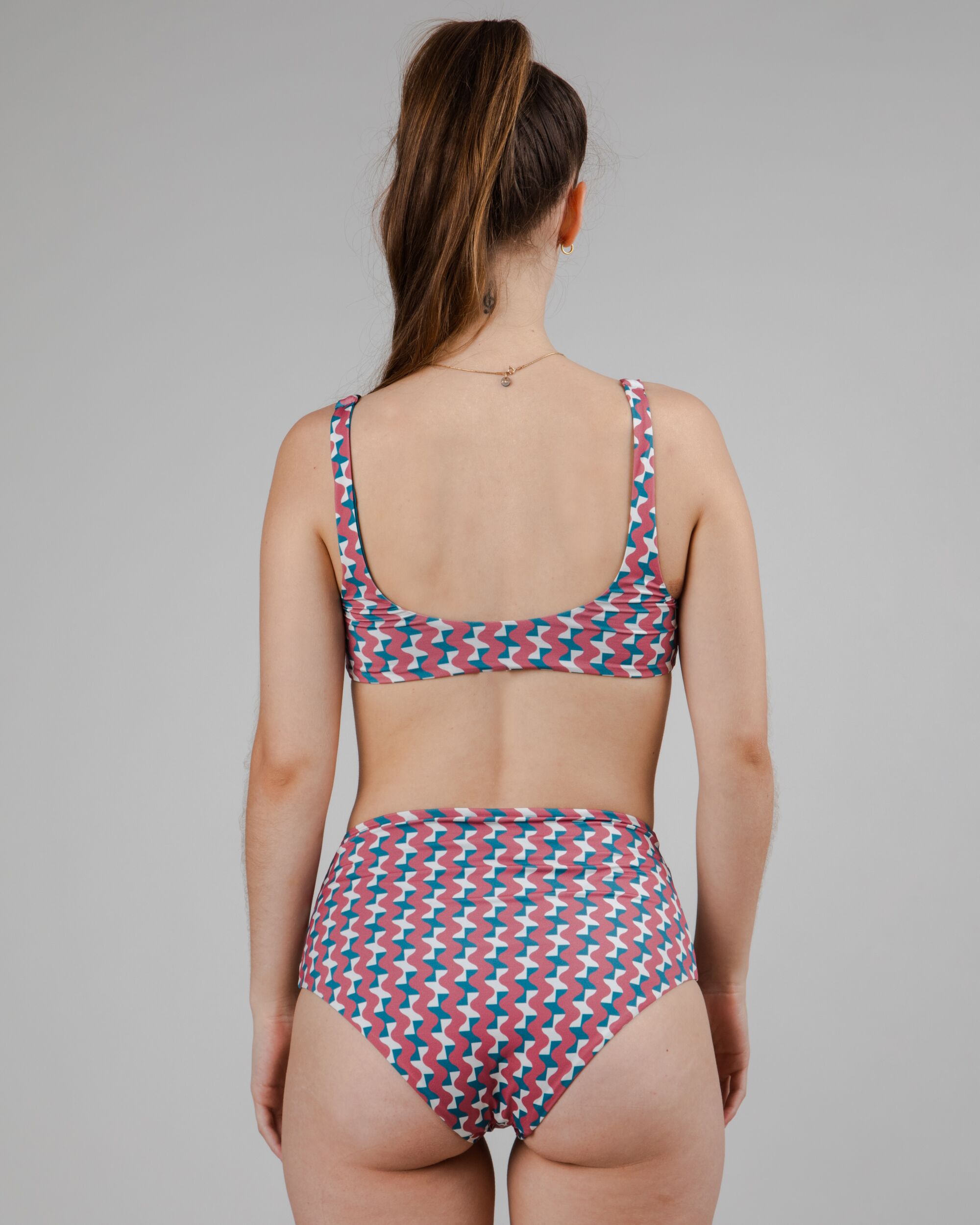 Tiles Bikini Bottom Rose