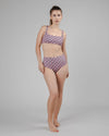 Tiles Bikini Bottom Rose