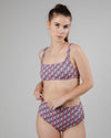 Tiles Bikini Bottom Rose