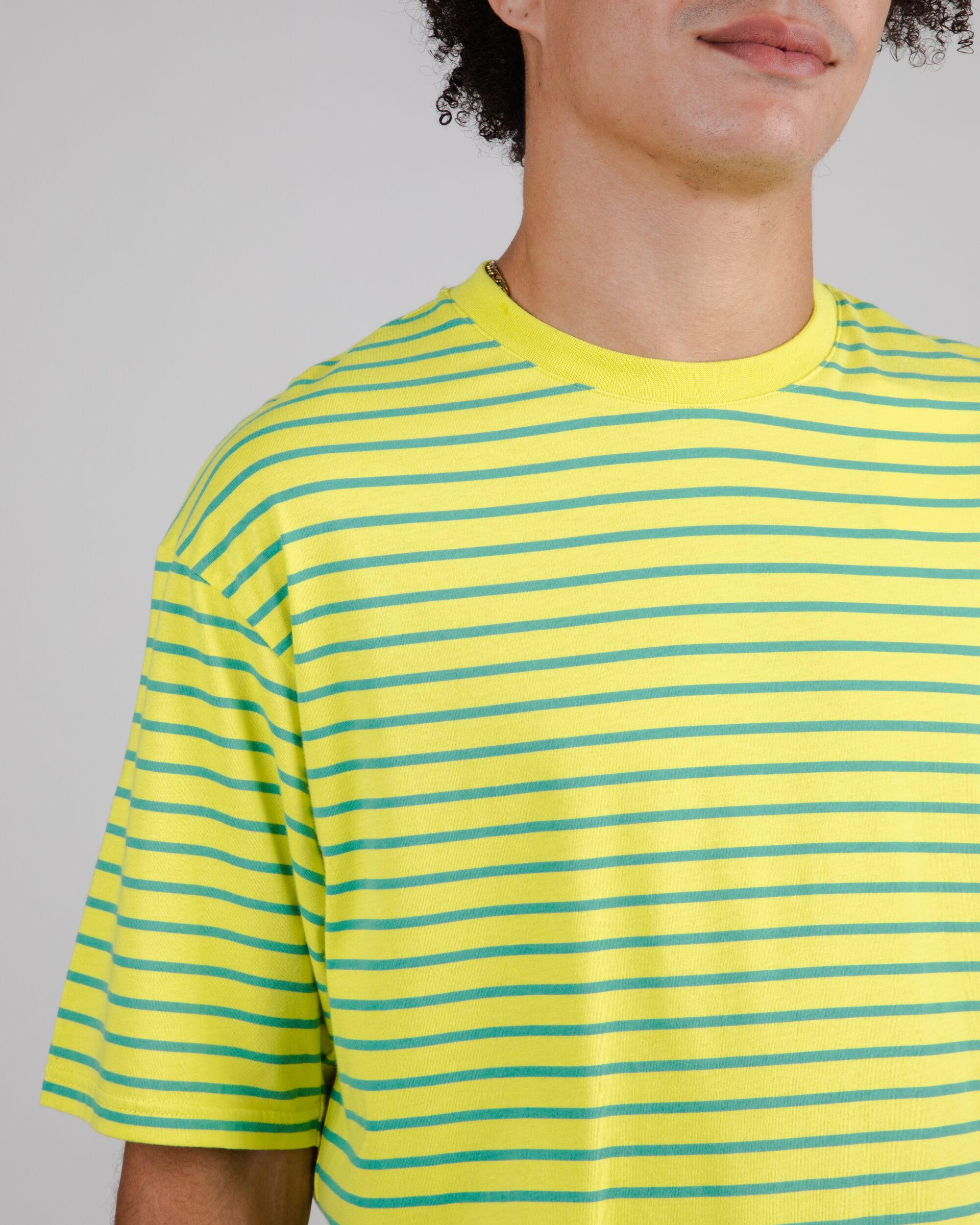 Stripes Oversized T-shirt Deep Jungle