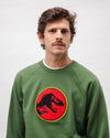 Jurassic Park Logo Cotton Sweatshirt Green