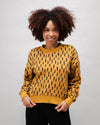 Mist Rounded Cotton Sweatshirt Ochre