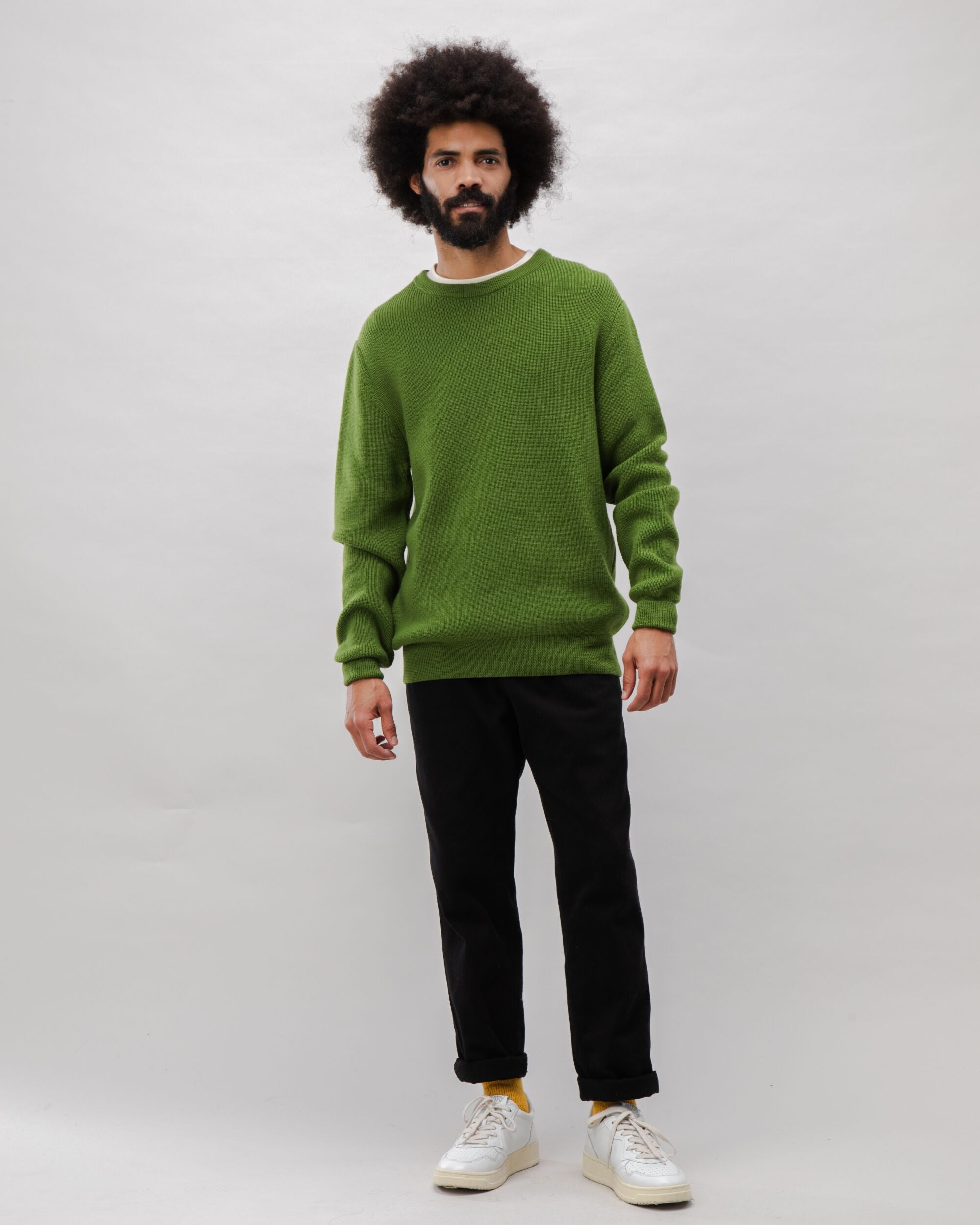 Waterfront Wool Sweater Green