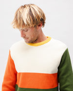 Stripes Cotton Sweater Multicolor