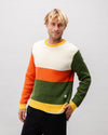 Stripes Cotton Sweater Multicolor