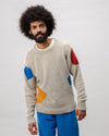 Geo Raglan Wool Sweater Melange