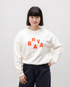 BRV Squared Cotton Sweatshirt Ecru