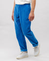 Corduroy Pleated Chino Pants Blue