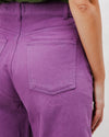 5 Pocket Cotton Twill Pants Orchid