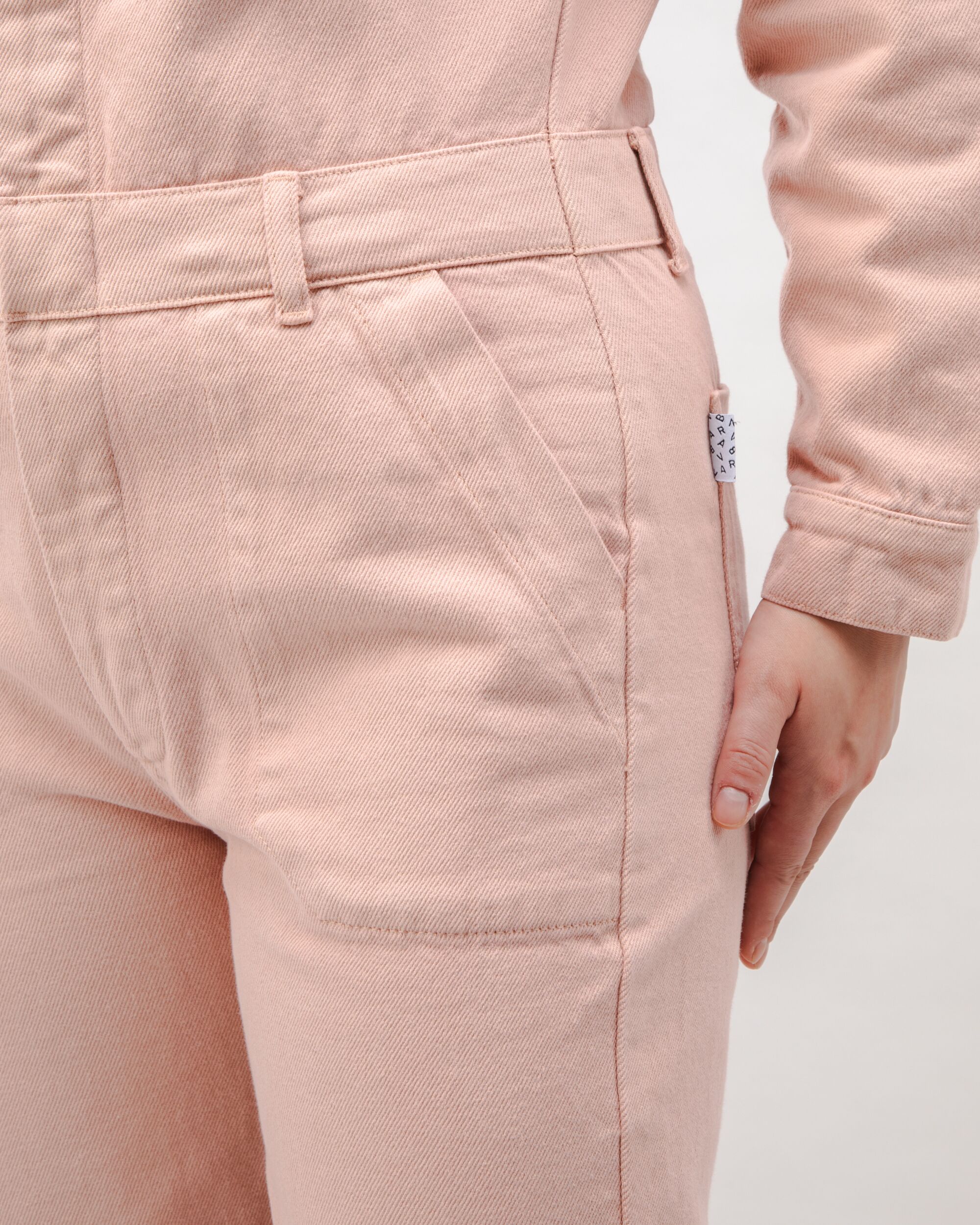 Cotton Twill Boiler Suit Rose