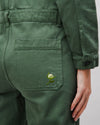 Cotton Twill Boiler Suit Green