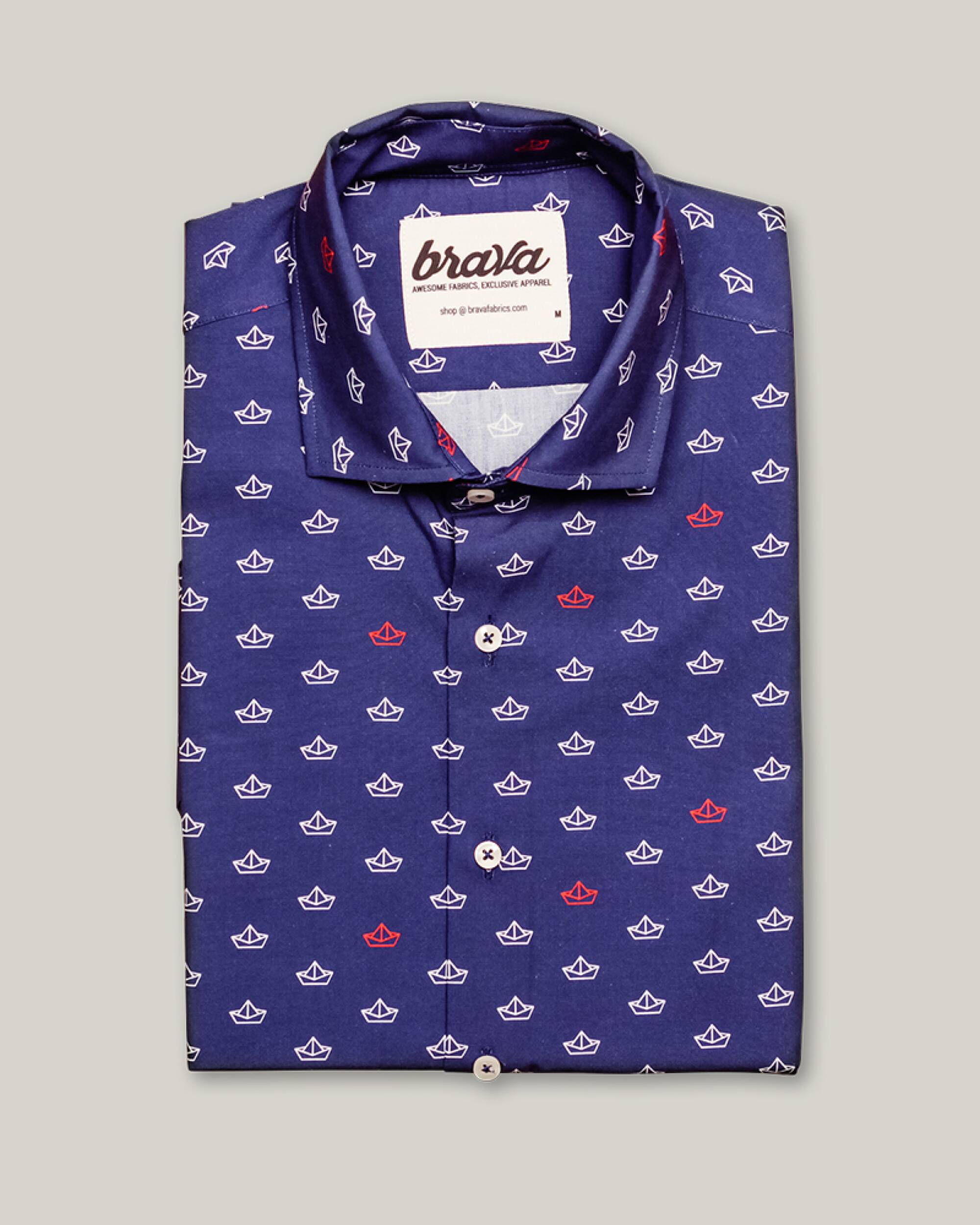 Printed Shirt Paper Boat