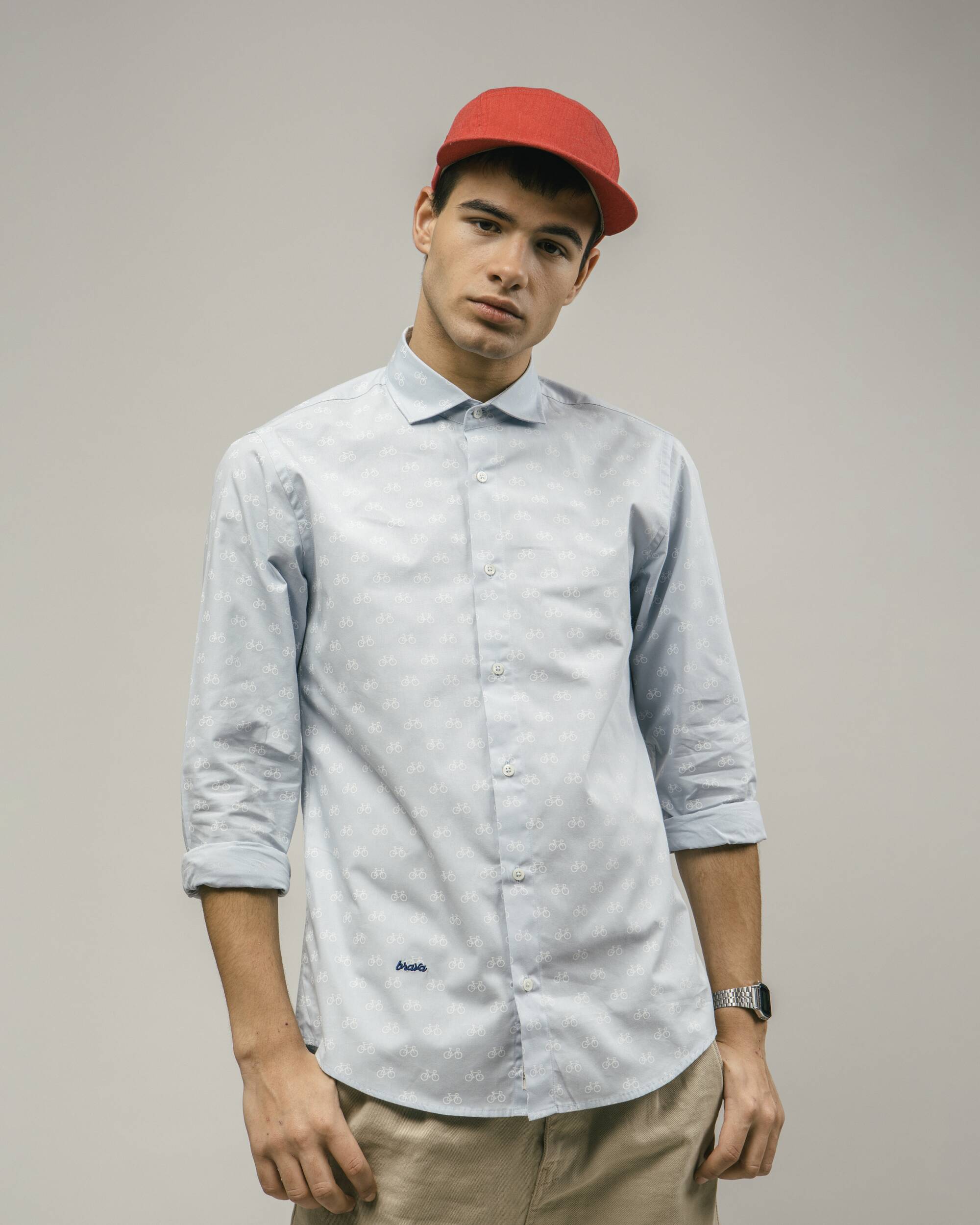 Fixed Gear Rider Blue Edition Printed Shirt